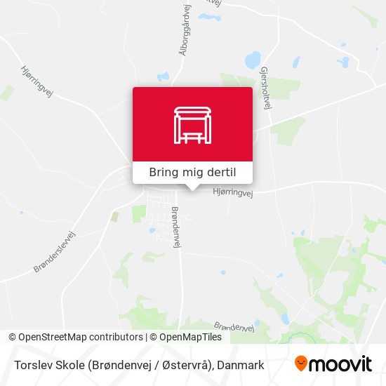 Torslev Skole (Brøndenvej / Østervrå) kort