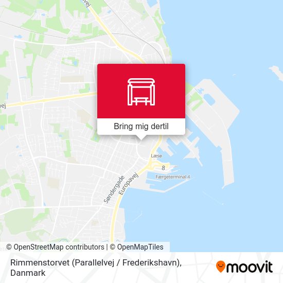 Rimmenstorvet (Parallelvej / Frederikshavn) kort