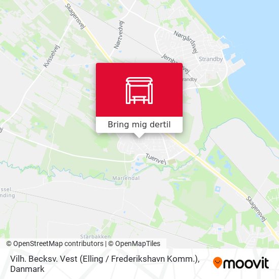 Vilh. Becksv. Vest (Elling / Frederikshavn Komm.) kort
