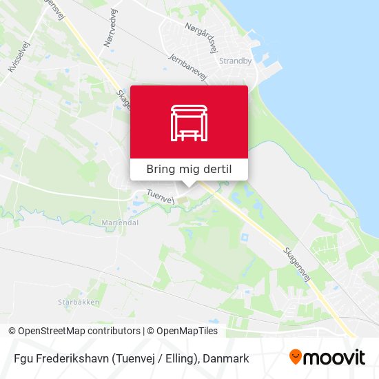 Fgu Frederikshavn (Tuenvej / Elling) kort