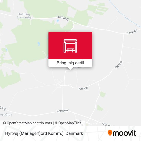 Hyltvej (Mariagerfjord Komm.) kort