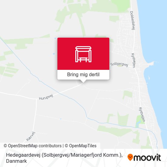 Hedegaardevej (Solbjergvej / Mariagerfjord Komm.) kort