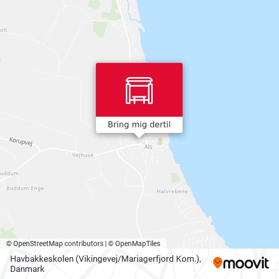 Havbakkeskolen (Vikingevej / Mariagerfjord Kom.) kort