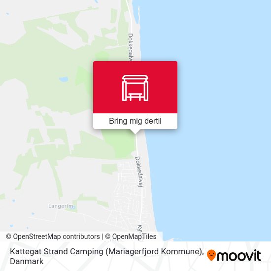 Kattegat Strand Camping (Mariagerfjord Kommune) kort