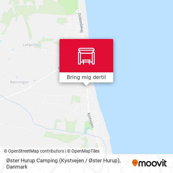 Øster Hurup Camping (Kystvejen / Øster Hurup) kort