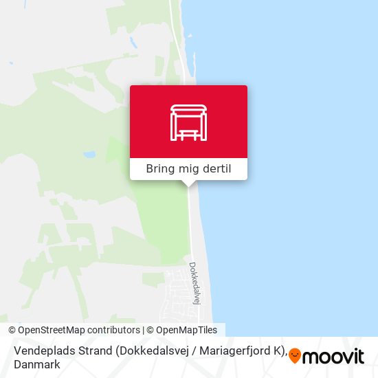 Vendeplads Strand (Dokkedalsvej / Mariagerfjord K) kort