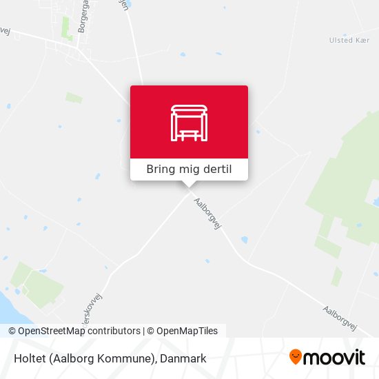 Holtet (Aalborg Kommune) kort