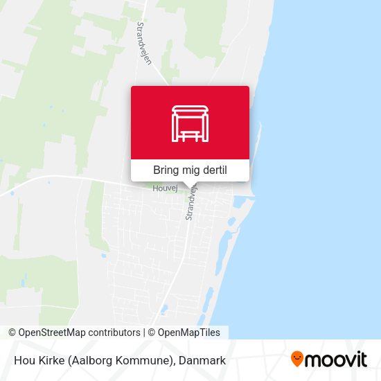 Hou Kirke (Aalborg Kommune) kort