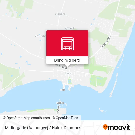 Midtergade (Aalborgvej / Hals) kort