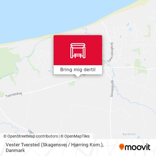 Vester Tversted (Skagensvej / Hjørring Kom.) kort