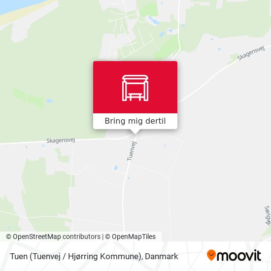 Tuen (Tuenvej / Hjørring Kommune) kort