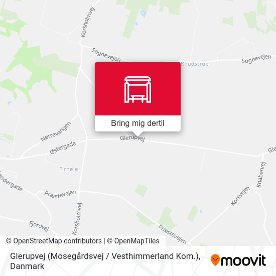 Glerupvej (Mosegårdsvej / Vesthimmerland Kom.) kort