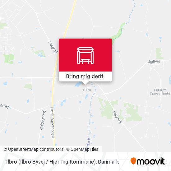 Ilbro (Ilbro Byvej / Hjørring Kommune) kort