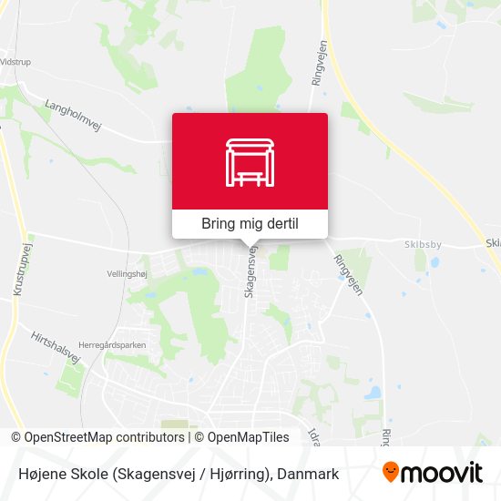 Højene Skole (Skagensvej / Hjørring) kort