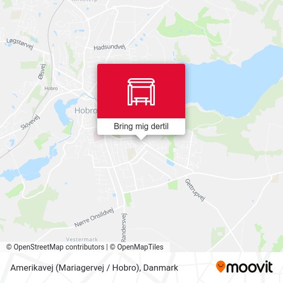 Amerikavej (Mariagervej / Hobro) kort