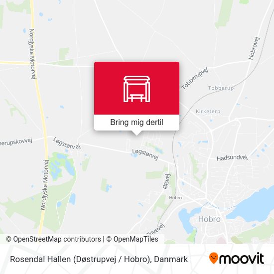 Rosendal Hallen (Døstrupvej / Hobro) kort