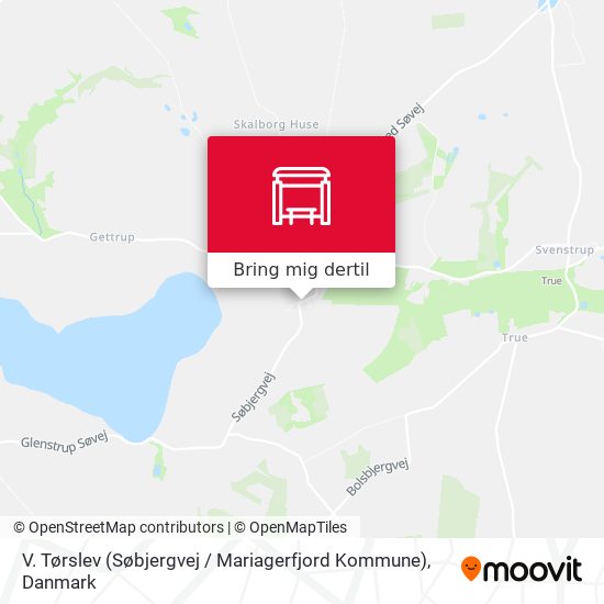 V. Tørslev (Søbjergvej / Mariagerfjord Kommune) kort
