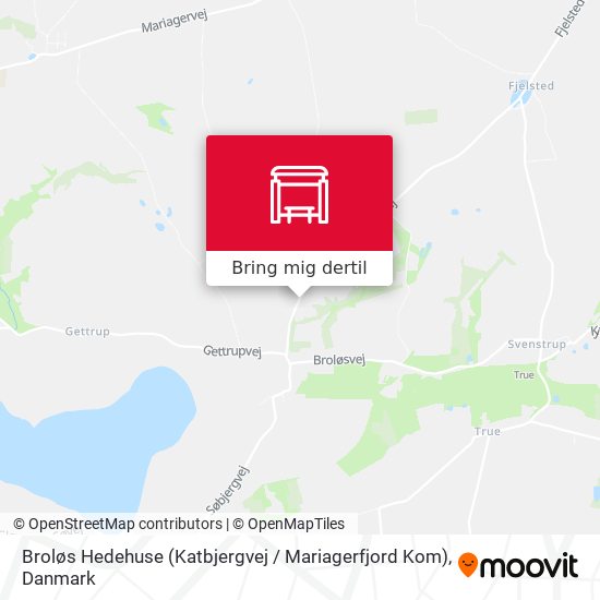 Broløs Hedehuse (Katbjergvej / Mariagerfjord Kom) kort