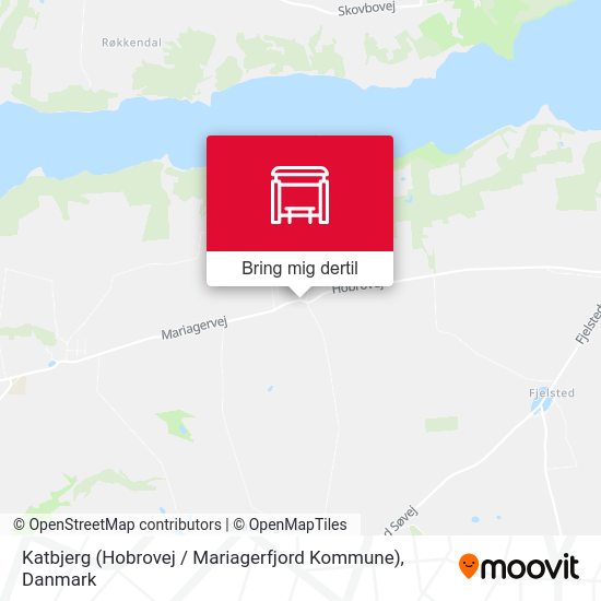Katbjerg (Hobrovej / Mariagerfjord Kommune) kort