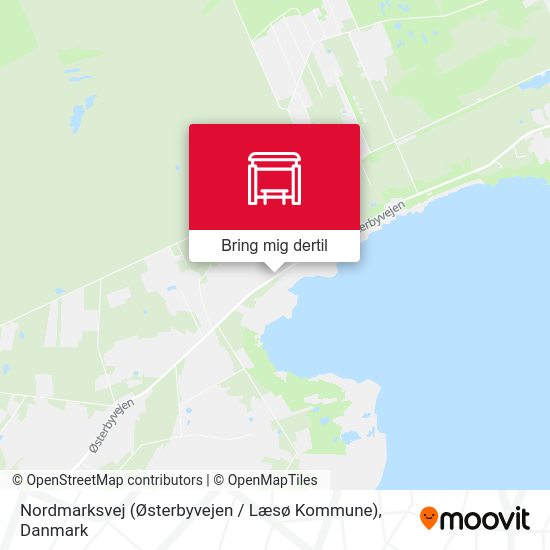 Nordmarksvej (Østerbyvejen / Læsø Kommune) kort