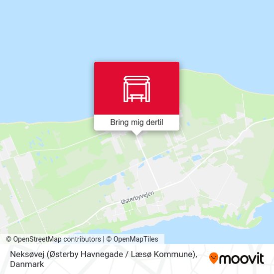 Neksøvej (Østerby Havnegade / Læsø Kommune) kort
