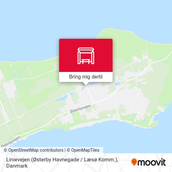 Linievejen (Østerby Havnegade / Læsø Komm.) kort