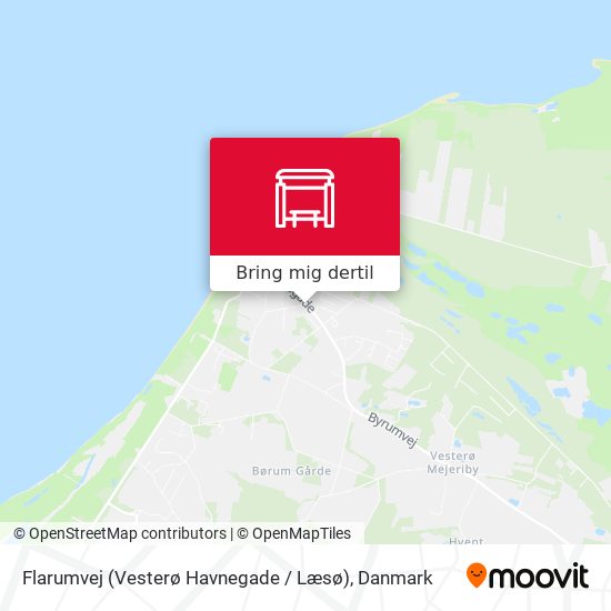 Flarumvej (Vesterø Havnegade / Læsø) kort