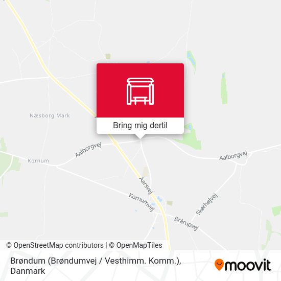 Brøndum (Brøndumvej / Vesthimm. Komm.) kort