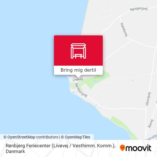 Rønbjerg Feriecenter (Livøvej / Vesthimm. Komm.) kort