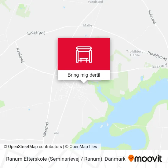 Ranum Efterskole (Seminarievej / Ranum) kort