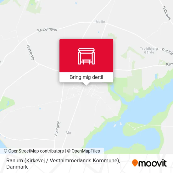 Ranum (Kirkevej / Vesthimmerlands Kommune) kort