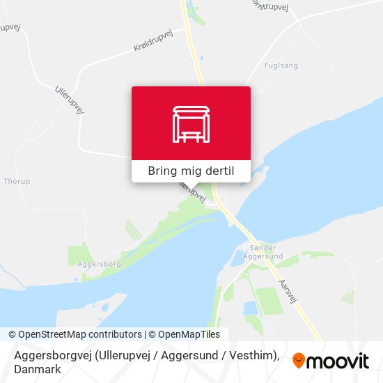 Aggersborgvej (Ullerupvej / Aggersund / Vesthim) kort