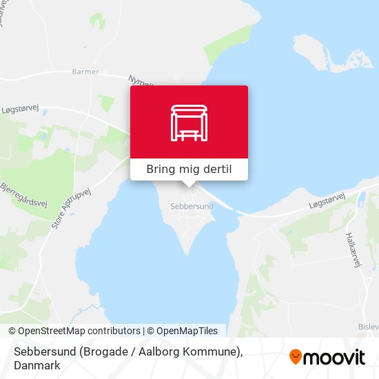 Sebbersund (Brogade / Aalborg Kommune) kort