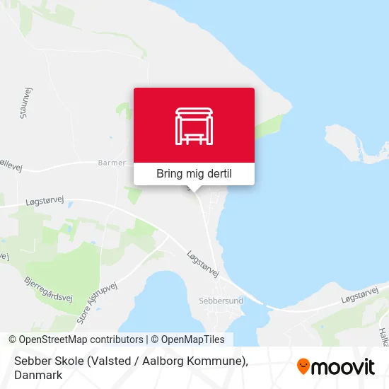 Sebber Skole (Valsted / Aalborg Kommune) kort