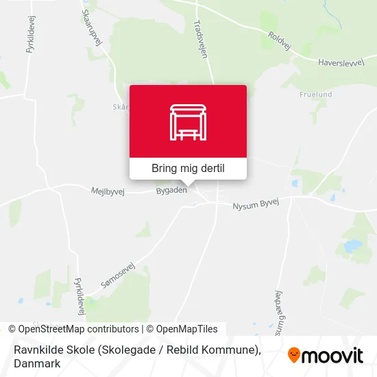 Ravnkilde Skole (Skolegade / Rebild Kommune) kort