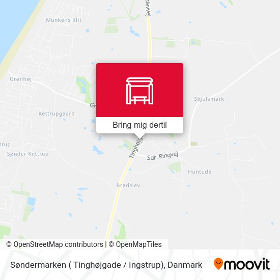 Søndermarken ( Tinghøjgade / Ingstrup) kort