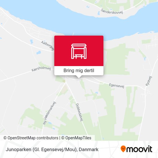 Junoparken (Gl. Egensevej/Mou) kort