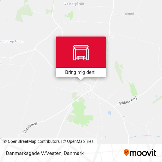 Danmarksgade V/Vesten kort