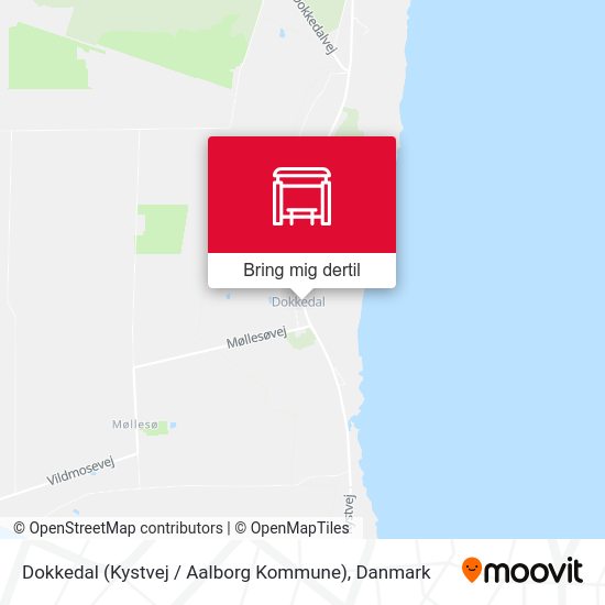 Dokkedal (Kystvej / Aalborg Kommune) kort