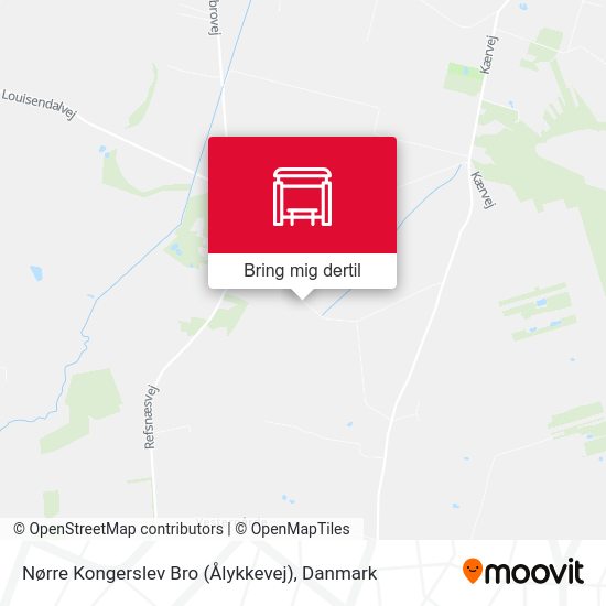 Nørre Kongerslev Bro (Ålykkevej) kort