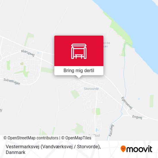 Vestermarksvej (Vandværksvej / Storvorde) kort