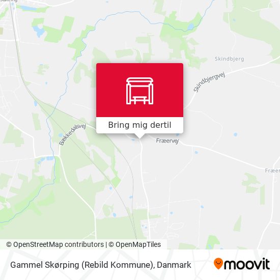 Gammel Skørping (Rebild Kommune) kort