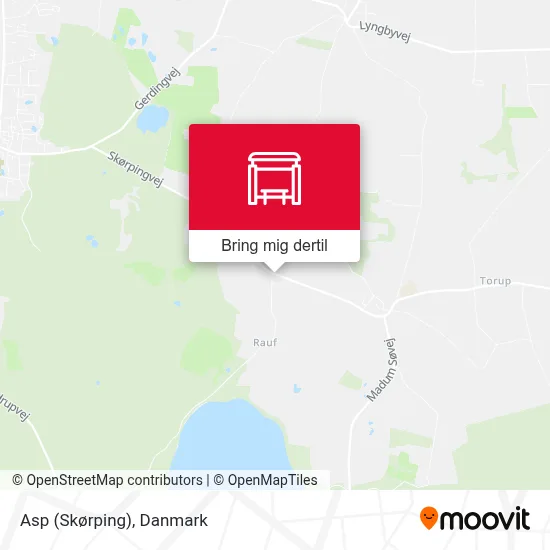 Asp (Skørping) kort