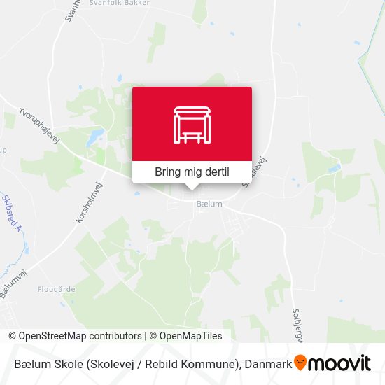 Bælum Skole (Skolevej / Rebild Kommune) kort