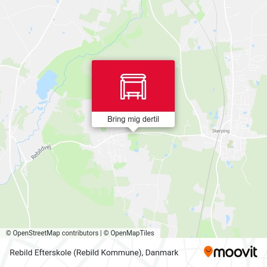 Rebild Efterskole (Rebild Kommune) kort