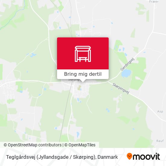 Teglgårdsvej (Jyllandsgade / Skørping) kort