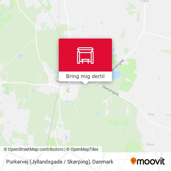 Purkervej (Jyllandsgade / Skørping) kort