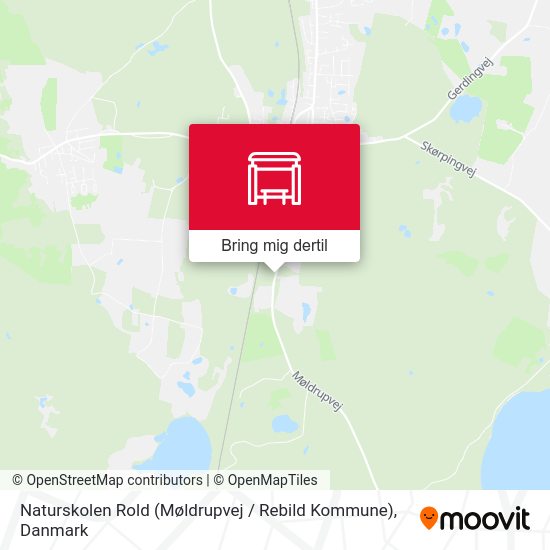 Naturskolen Rold (Møldrupvej / Rebild Kommune) kort