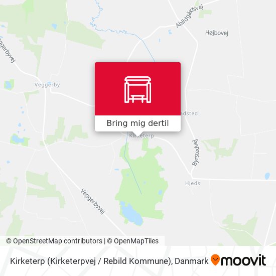 Kirketerp (Kirketerpvej / Rebild Kommune) kort