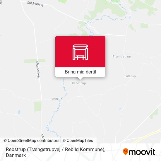 Rebstrup (Trængstrupvej / Rebild Kommune) kort